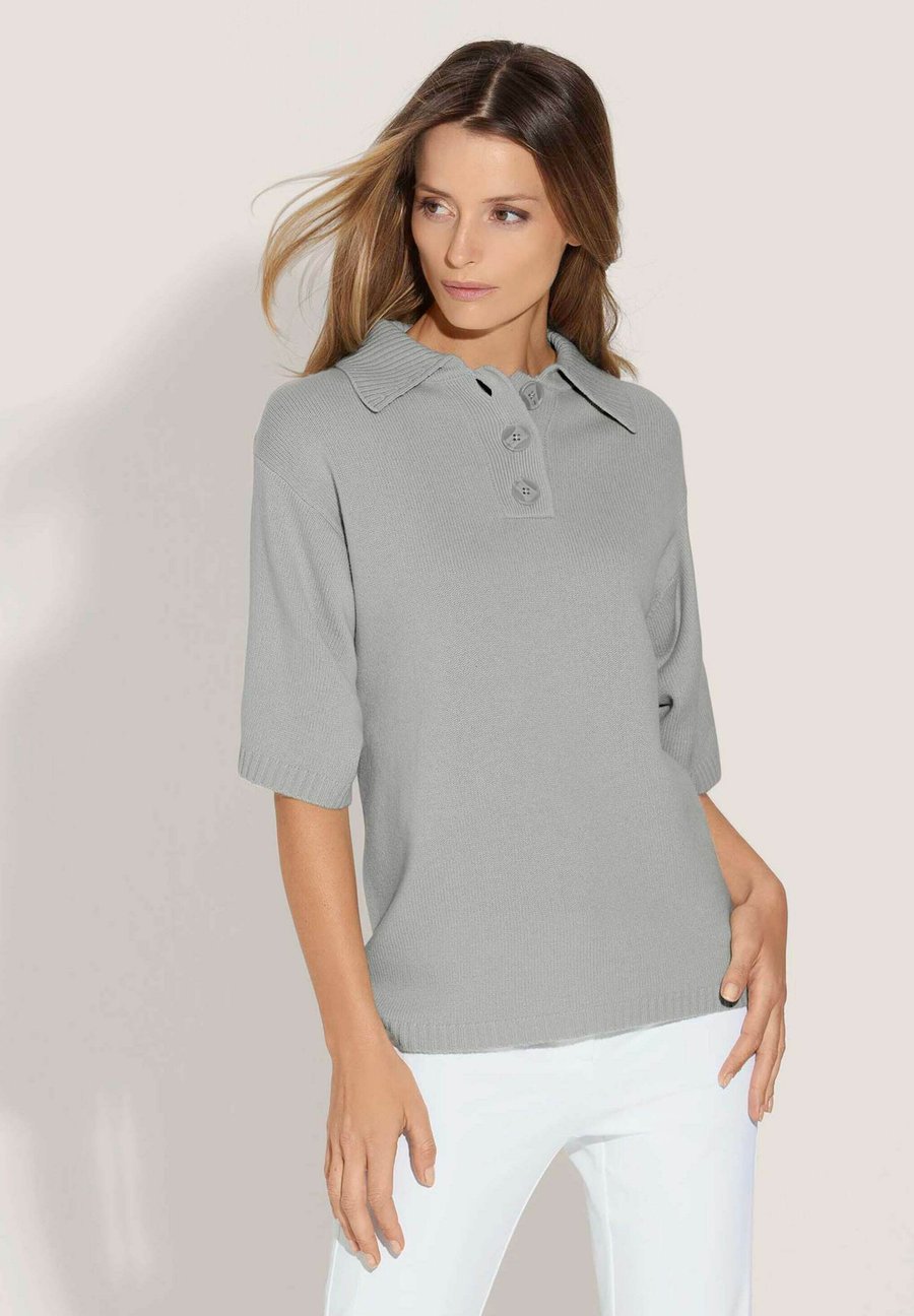 Поло MADELEINE Polo shirt, Pale Grey Melange/Light Grey
Поло MADELEINE Polo shirt, Pale Grey Melange/Light Grey