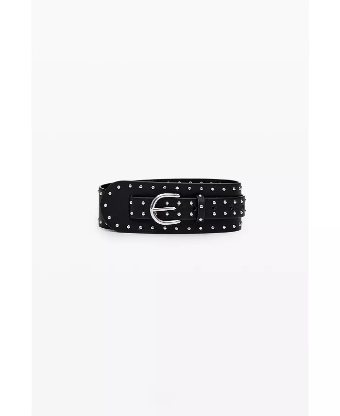 Женский широкий ремень с шипами Desigual, черный
Женский широкий ремень с шипами Desigual, черный