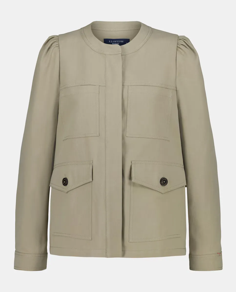Женская однотонная хлопковая куртка Lloyd's, цвет 520 Kaki
Женская однотонная хлопковая куртка Lloyd's, цвет 520 Kaki