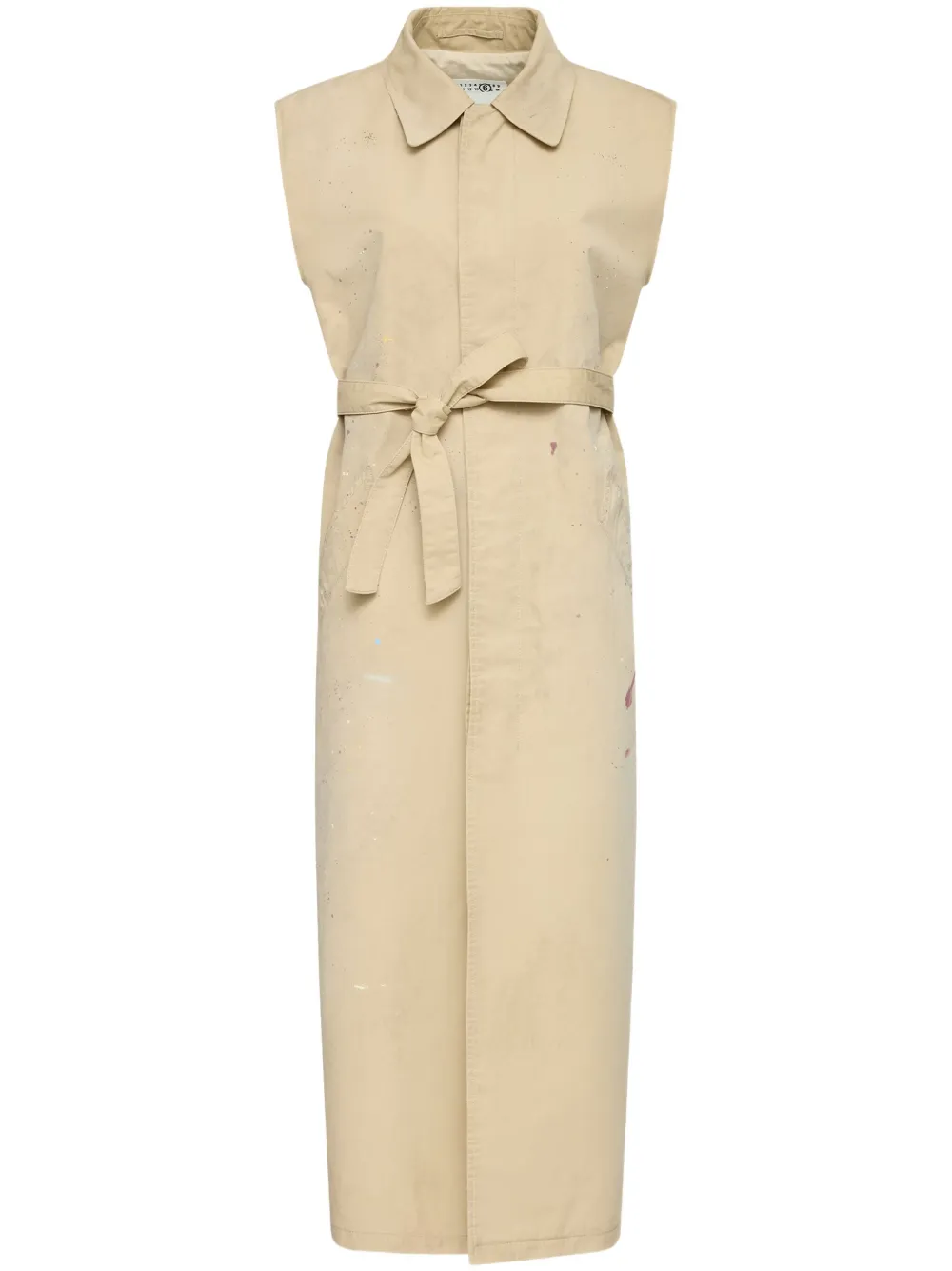 Двубортный жилет MM6 Maison Margiela, нейтральный
Двубортный жилет MM6 Maison Margiela, нейтральный