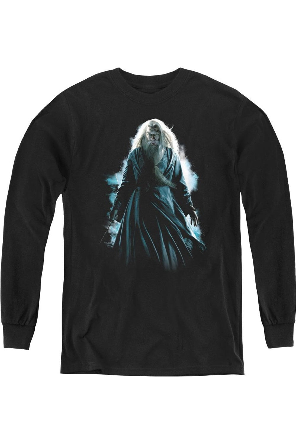 Футболка с Дамблдором из Гарри Поттера, молодежная, с длинным рукавом Gildan, черный
Футболка с Дамблдором из Гарри Поттера, молодежная, с длинным рукавом Gildan, черный