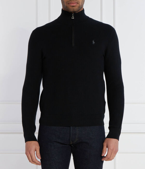 Свитер Polo Ralph Lauren с полумолнией, черный
Свитер Polo Ralph Lauren с полумолнией, черный