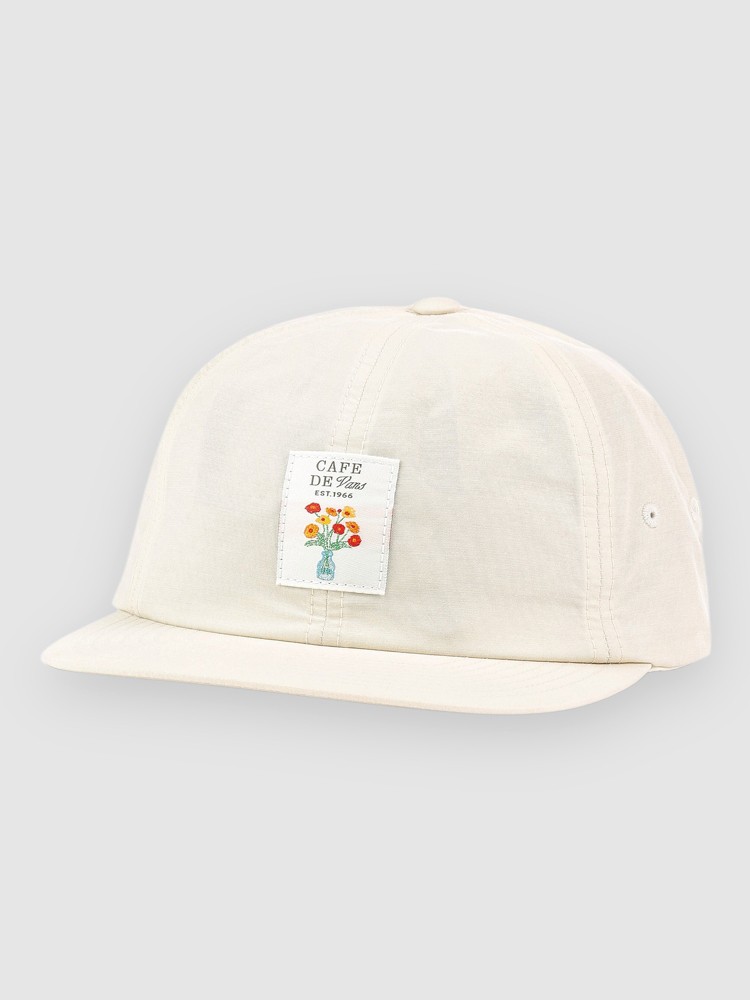 Бейсболка Vans Cafe Jockey Cap, marshmallow
Бейсболка Vans Cafe Jockey Cap, marshmallow