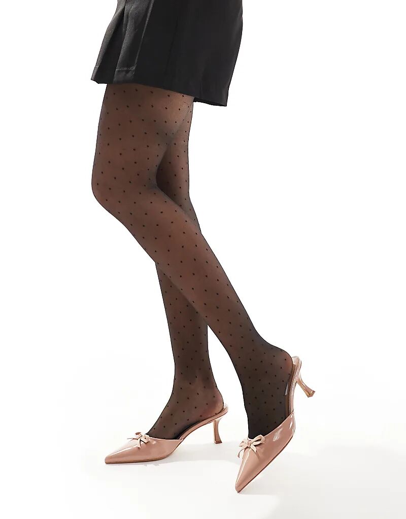 Колготки New Look в черный горошек
Колготки New Look в черный горошек