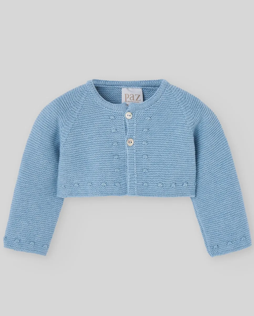 Детская вязаная куртка из хлопка и кашемира коллекции Koala Paz Rodríguez, светло-голубой
Детская вязаная куртка из хлопка и кашемира коллекции Koala Paz Rodríguez, светло-голубой