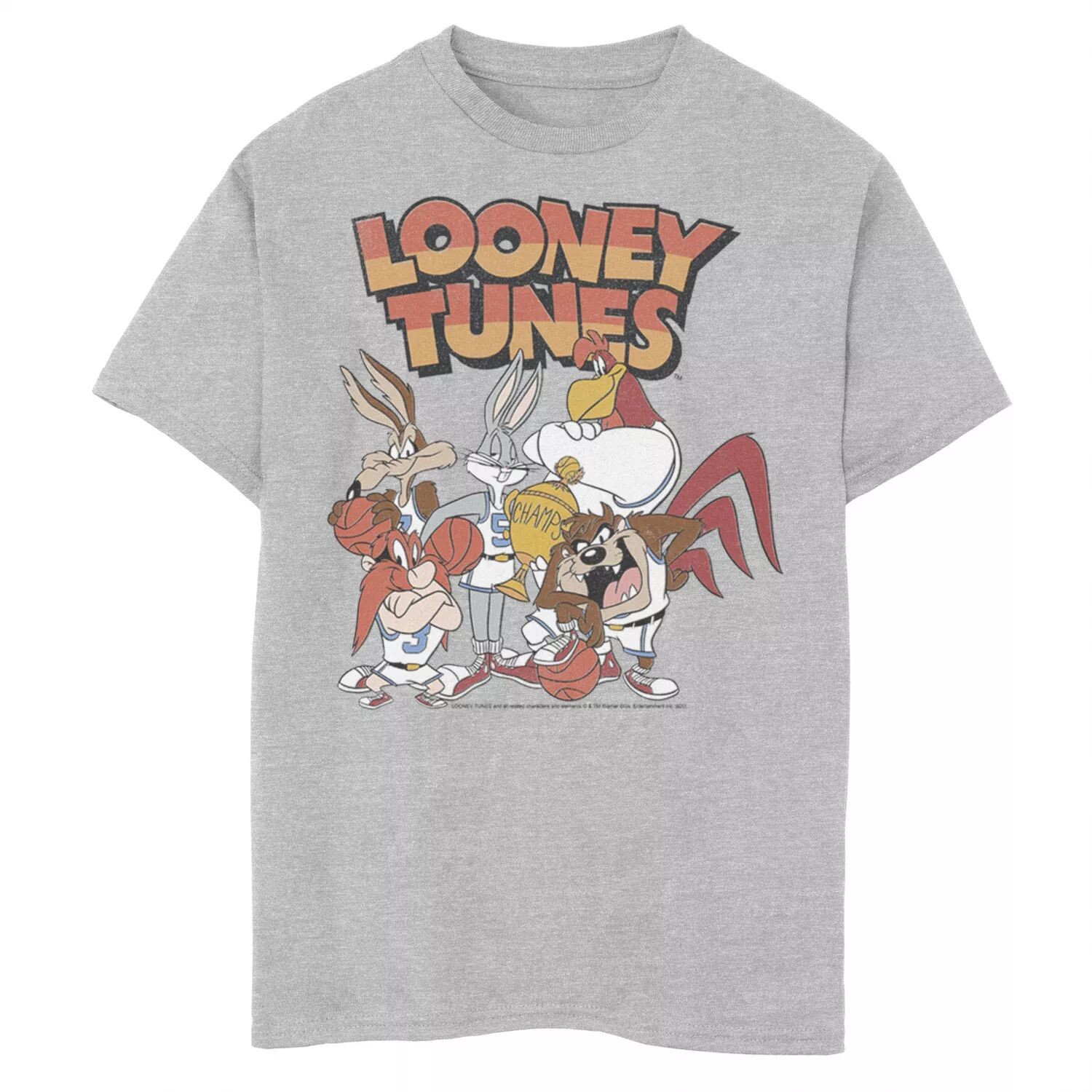 Футболка с рисунком «Чемпионы по баскетболу» для мальчиков 8–20 лет, групповая съемка Looney Tunes Licensed Character
Футболка с рисунком «Чемпионы по баскетболу» для мальчиков 8–20 лет, групповая съемка Looney Tunes Licensed Character
