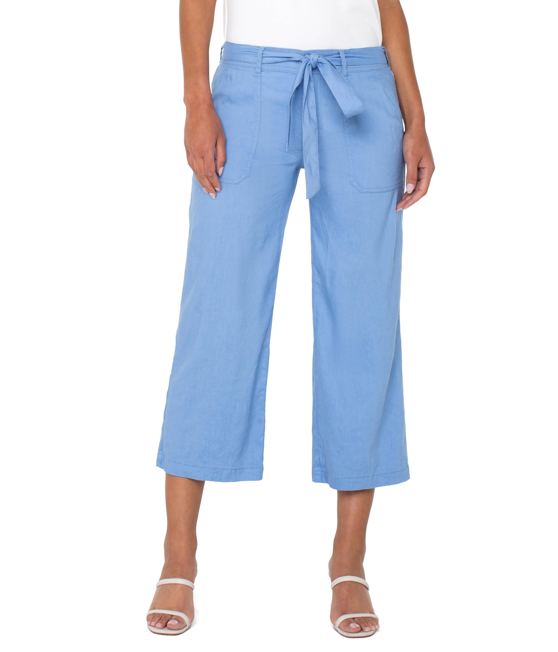 Брюки Liverpool Los Angeles Belted Wide Leg Crop, Chambray Blue
Брюки Liverpool Los Angeles Belted Wide Leg Crop, Chambray Blue