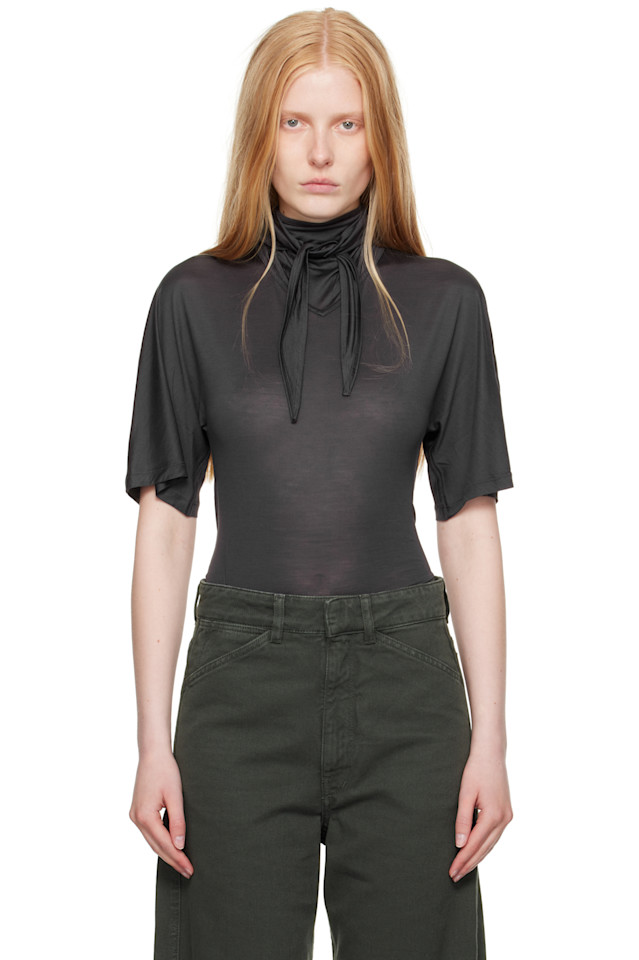 Футболка с коротким рукавом в стиле фуляр Lemaire, цвет charcoal
Футболка с коротким рукавом в стиле фуляр Lemaire, цвет charcoal