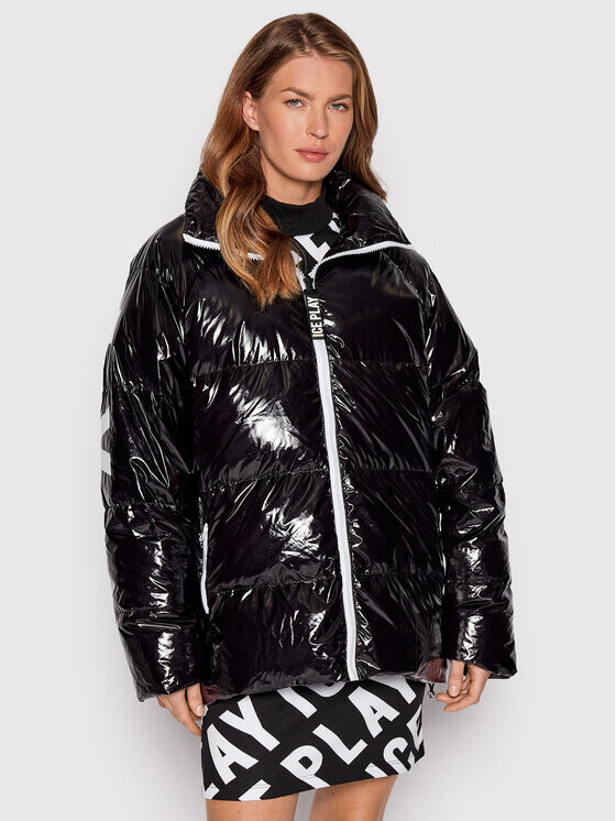 Пуховик стандартного кроя Ice Play, черный
Пуховик стандартного кроя Ice Play, черный