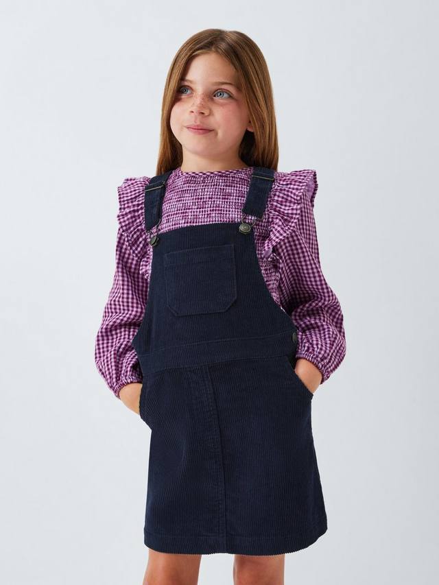 Детское платье-сарафан из вельвета John Lewis, Navy
Детское платье-сарафан из вельвета John Lewis, Navy