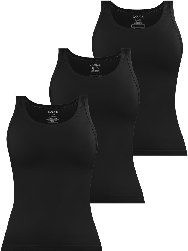 Топ Janice 3 x Damen Nazca, черный
Топ Janice 3 x Damen Nazca, черный