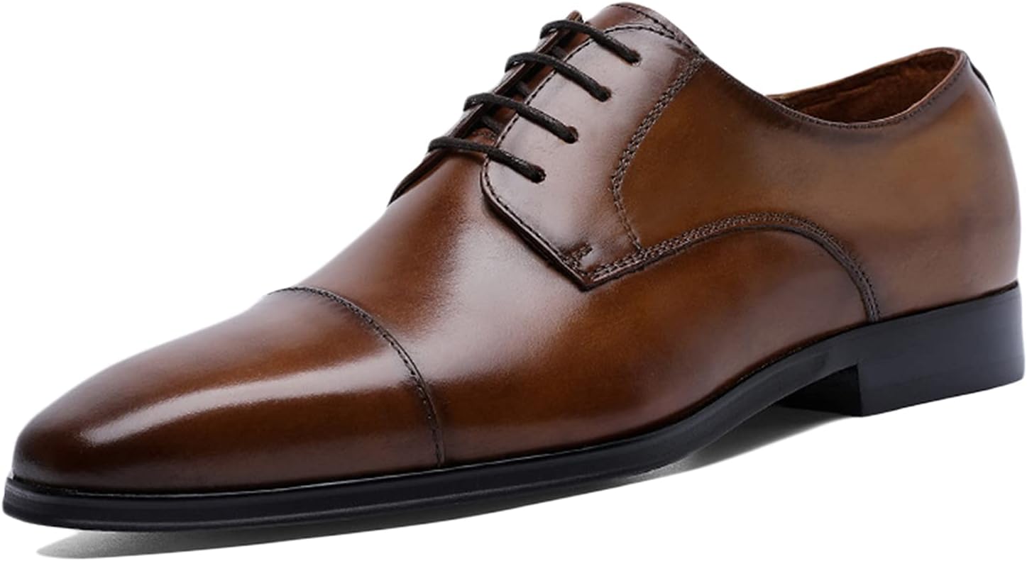 Мужские туфли WKNBEU из натуральной кожи, стильные формальные оксфорды, премиум-класса, с кожаной подкладкой и прочной подошвой, для офиса, работы и свадьбы, коричневые, US7/UK6/EU39
Мужские туфли WKNBEU из натуральной кожи, стильные формальные оксфорды, премиум-класса, с кожаной подкладкой и прочной подошвой, для офиса, работы и свадьбы, коричневые, US7/UK6/EU39