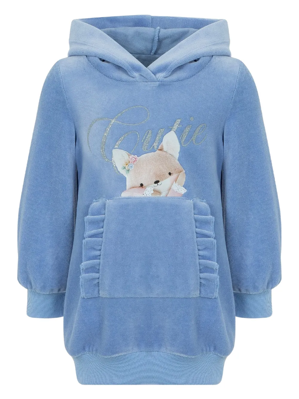 Платье с оборками и графичным принтом Lapin House, синий
Платье с оборками и графичным принтом Lapin House, синий