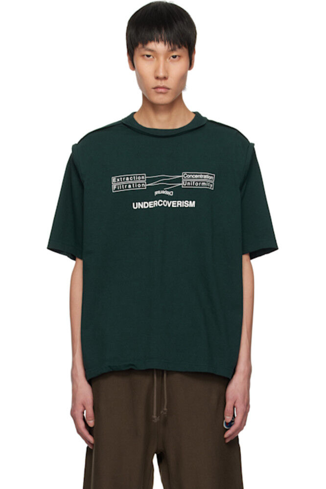 Зеленая футболка UP1E4808 UNDERCOVER
Зеленая футболка UP1E4808 UNDERCOVER