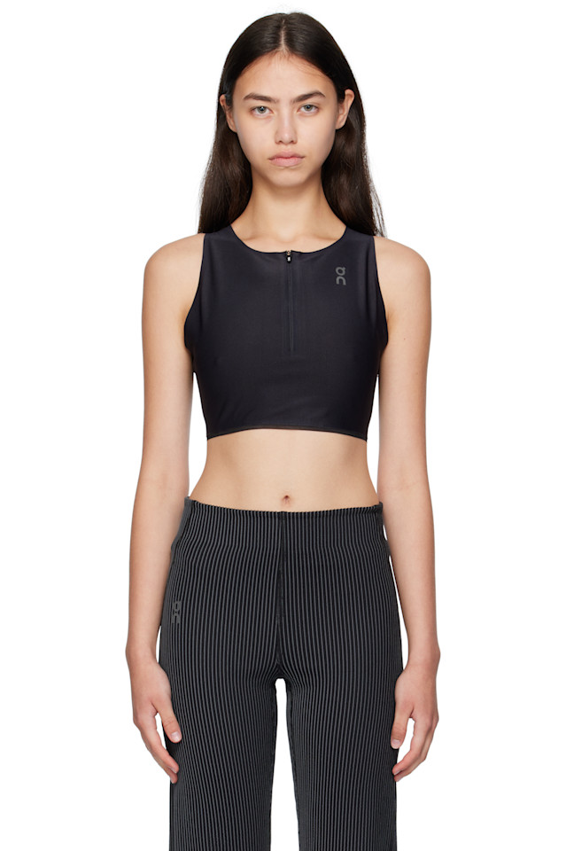 Кроп-топ для спорта и гонок On, черный
Кроп-топ для спорта и гонок On, черный