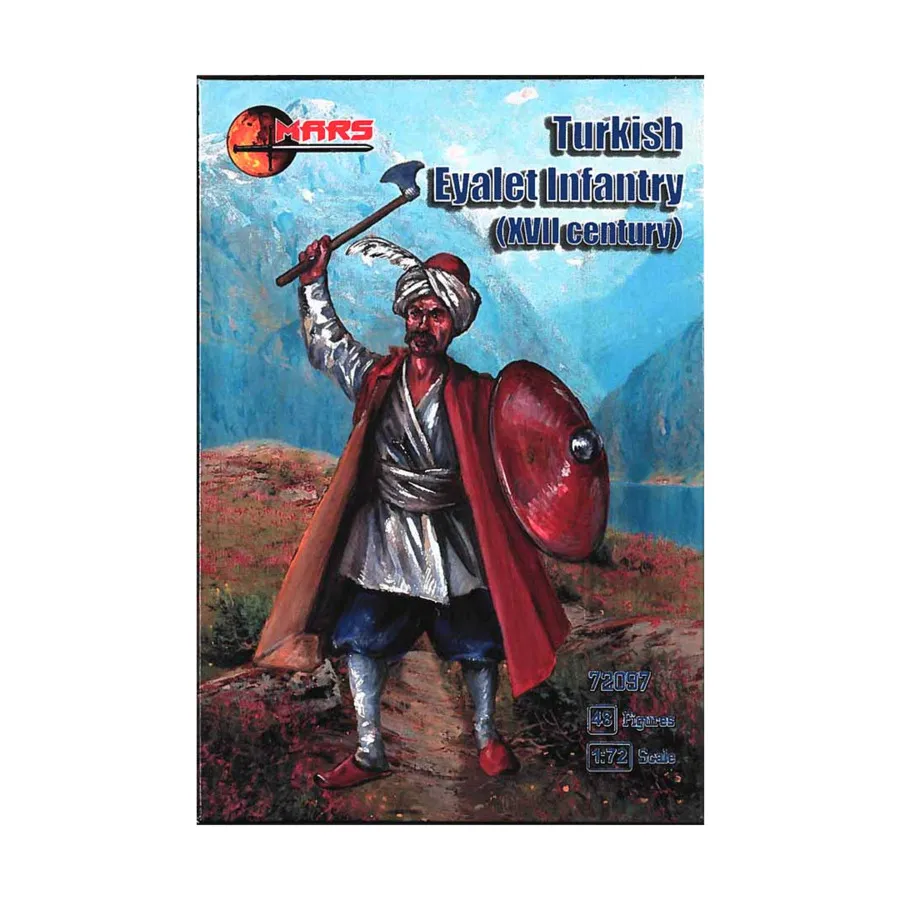 Турецкая эялетская пехота, XVII Century Miniatures (1:72) (Mars Figures)
Турецкая эялетская пехота, XVII Century Miniatures (1:72) (Mars Figures)