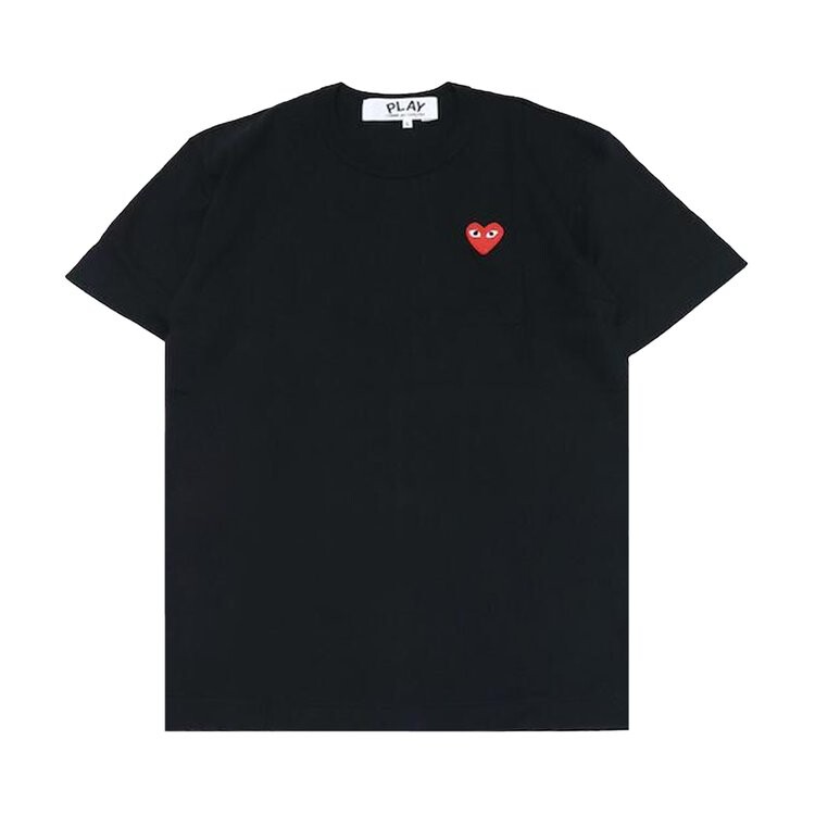 Футболка Comme Des Garçons Comme des Garçons PLAY Heart Emblem T-Shirt, черный 
Футболка Comme Des Garçons Comme des Garçons PLAY Heart Emblem T-Shirt, черный