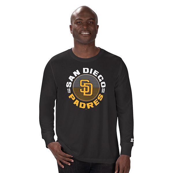Мужская черная футболка с длинным рукавом San Diego Padres Starter
Мужская черная футболка с длинным рукавом San Diego Padres Starter