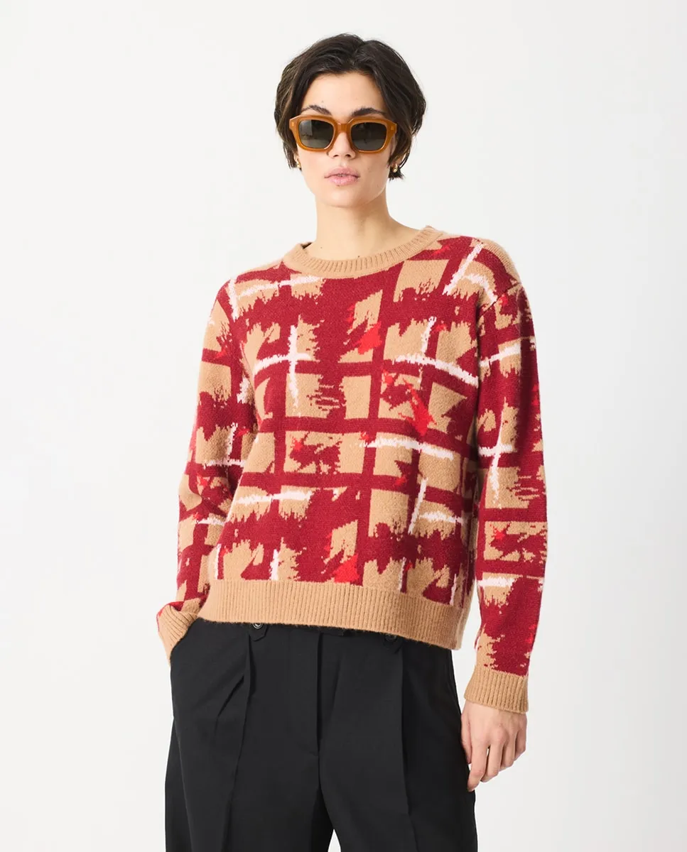 Женский клетчатый свитер с контрастной отделкой на воротнике, подоле и манжетах Escorpion, мультиколор
Женский клетчатый свитер с контрастной отделкой на воротнике, подоле и манжетах Escorpion, мультиколор