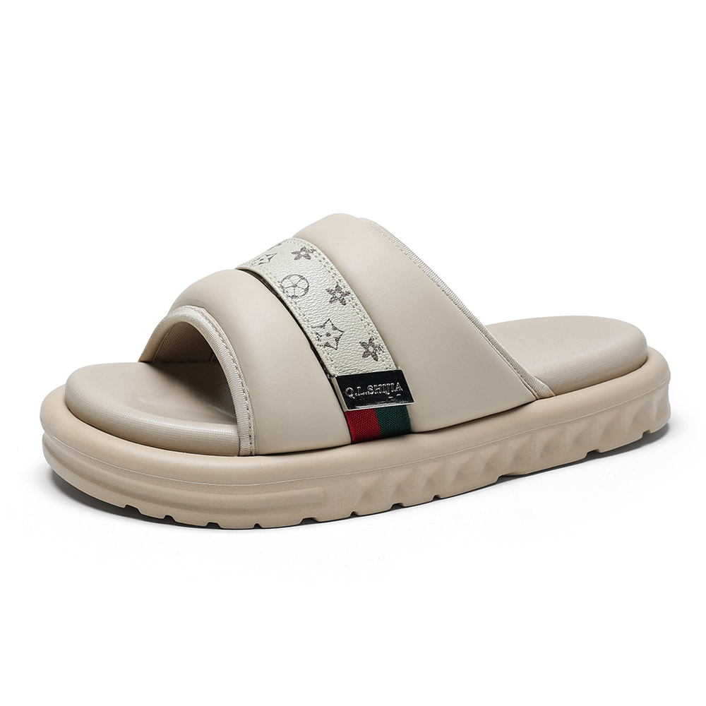 Сланцы мужские EVA с противоскользящей подошвой •QUNLANGSHIJIA, бежевый
Сланцы мужские EVA с противоскользящей подошвой •QUNLANGSHIJIA, бежевый