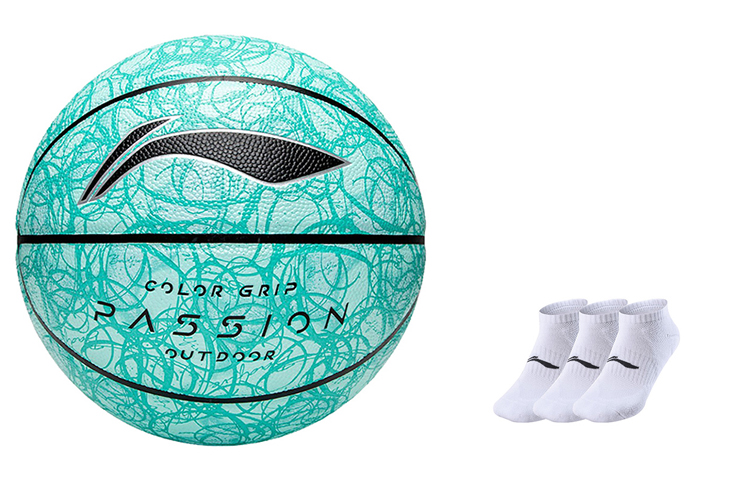 LINING Баскетбольный мяч PU Green размер 7 тренировочный unisex China
LINING Баскетбольный мяч PU Green размер 7 тренировочный unisex China