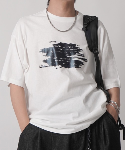 Футболка с коротким рукавом, абстрактный графический принт из фольги Confirm, белый
Футболка с коротким рукавом, абстрактный графический принт из фольги Confirm, белый