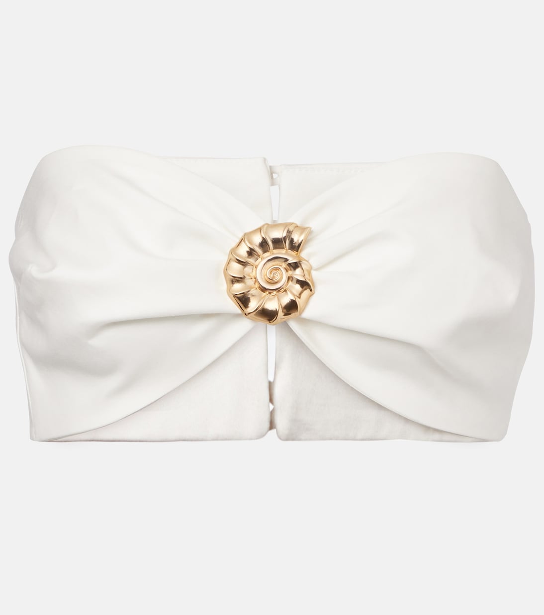 Бандо из хлопковой смеси с декором Adriana Degreas, белый
Бандо из хлопковой смеси с декором Adriana Degreas, белый