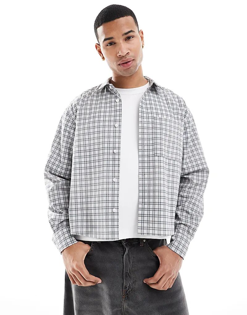 Рубашка экстремально большого размера в коричневую клетку ASOS DESIGN
Рубашка экстремально большого размера в коричневую клетку ASOS DESIGN