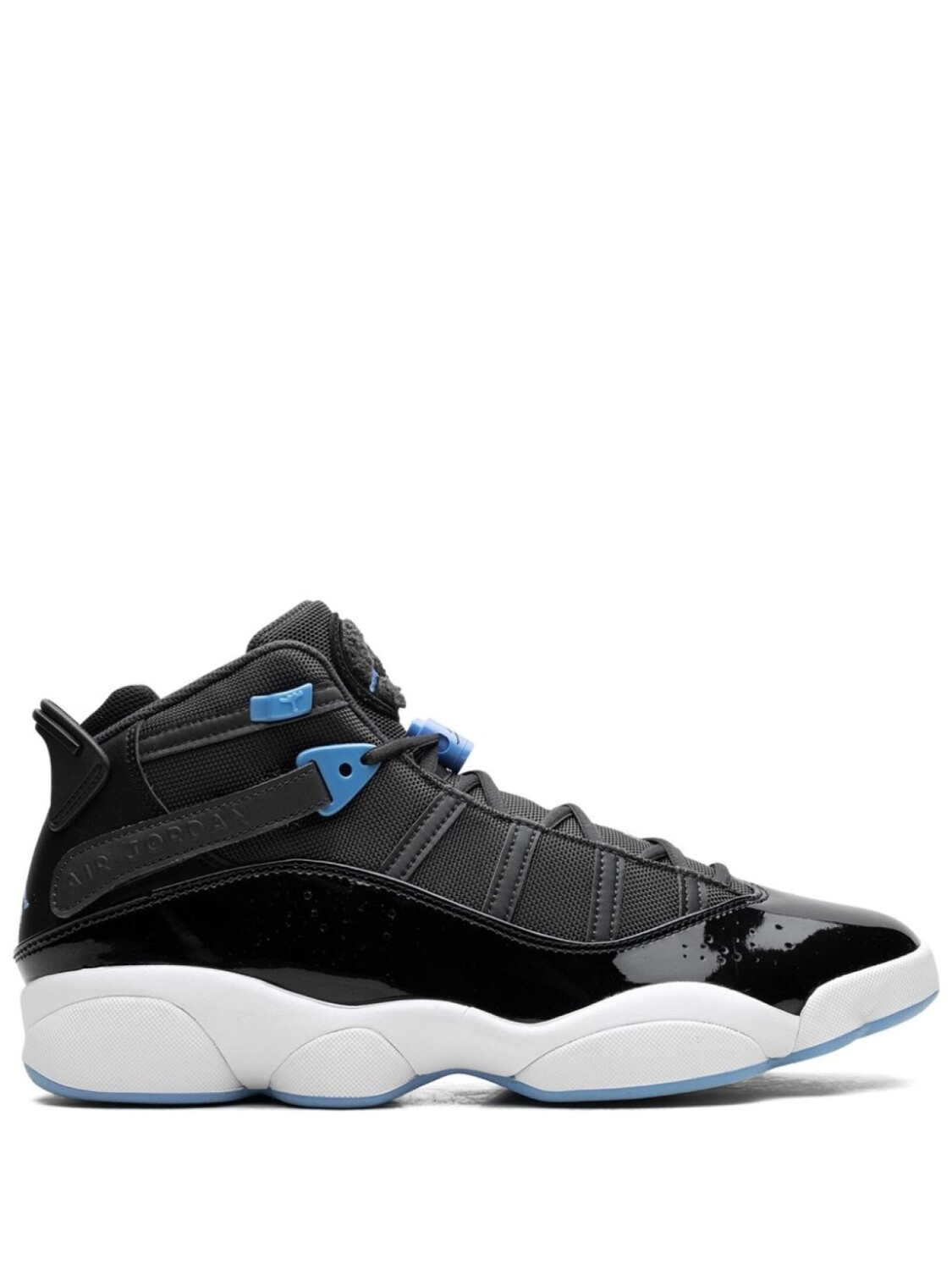 Кроссовки Jordan Air Jordan 6 Rings Anthracite University Blue "Game Royal", черный
Кроссовки Jordan Air Jordan 6 Rings Anthracite University Blue "Game Royal", черный