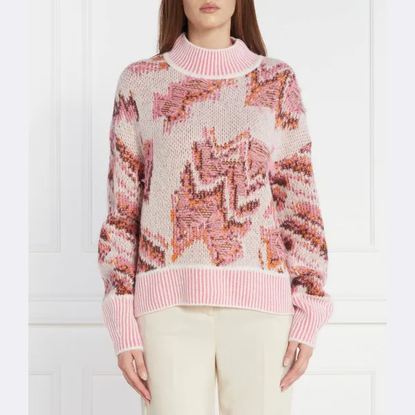 Свитер обычного кроя с добавлением шерсти Marc Cain, розовый
Свитер обычного кроя с добавлением шерсти Marc Cain, розовый