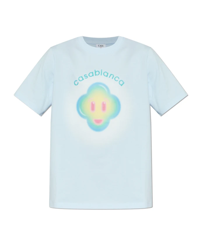 Футболка с аэрографическим смайликом Casablanca, синий
Футболка с аэрографическим смайликом Casablanca, синий