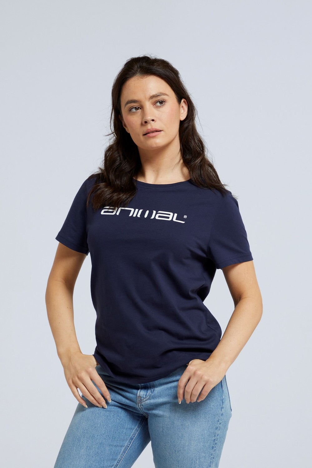 Синяя женская футболка Marina из натурального хлопка с логотипом Animal, синий
Синяя женская футболка Marina из натурального хлопка с логотипом Animal, синий