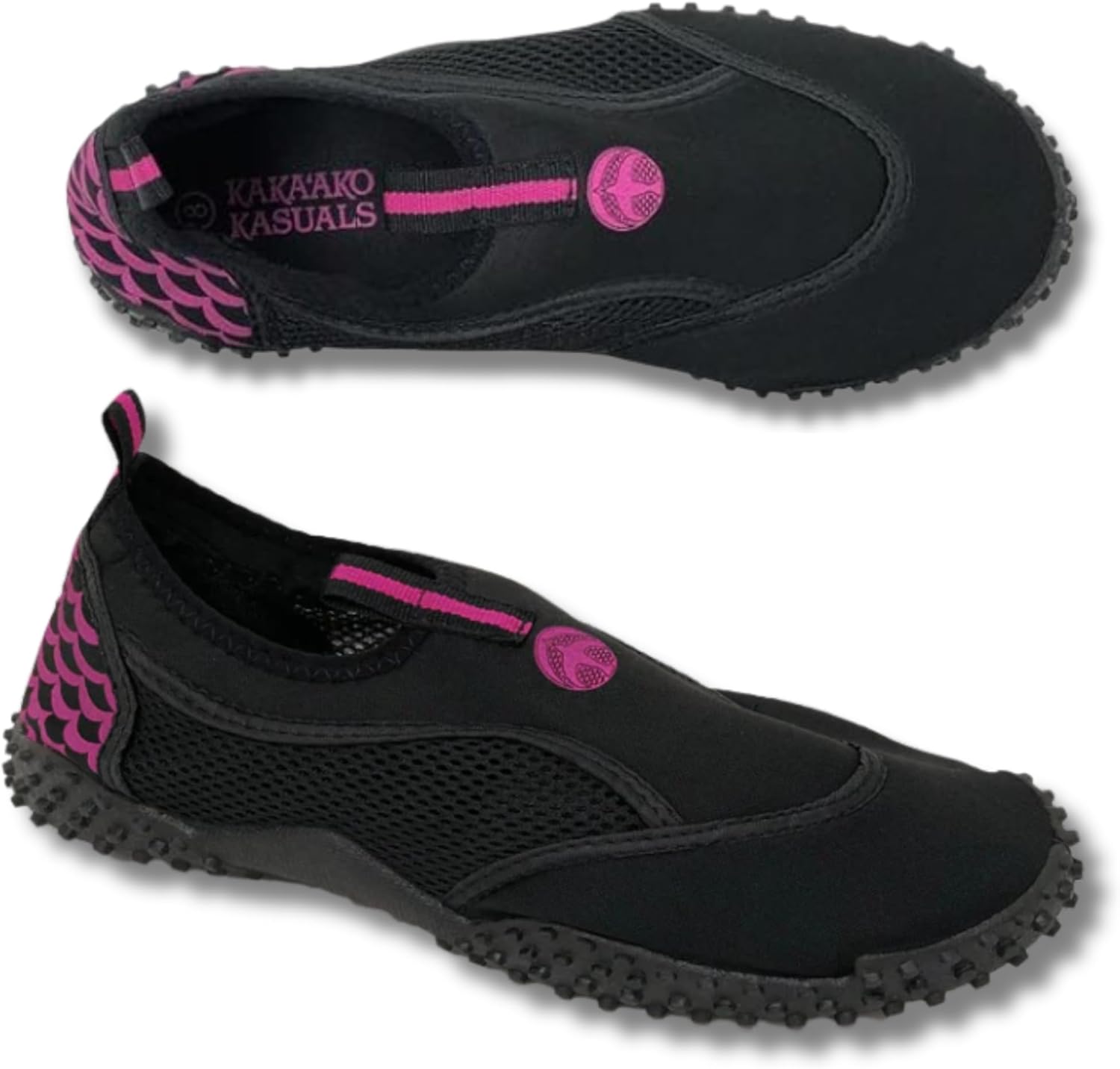 Женские водные тапочки быстросохнущие с сетчатым верхом и резиновой подошвой Kaka'Ako Kasuals, розовый
Женские водные тапочки быстросохнущие с сетчатым верхом и резиновой подошвой Kaka'Ako Kasuals, розовый