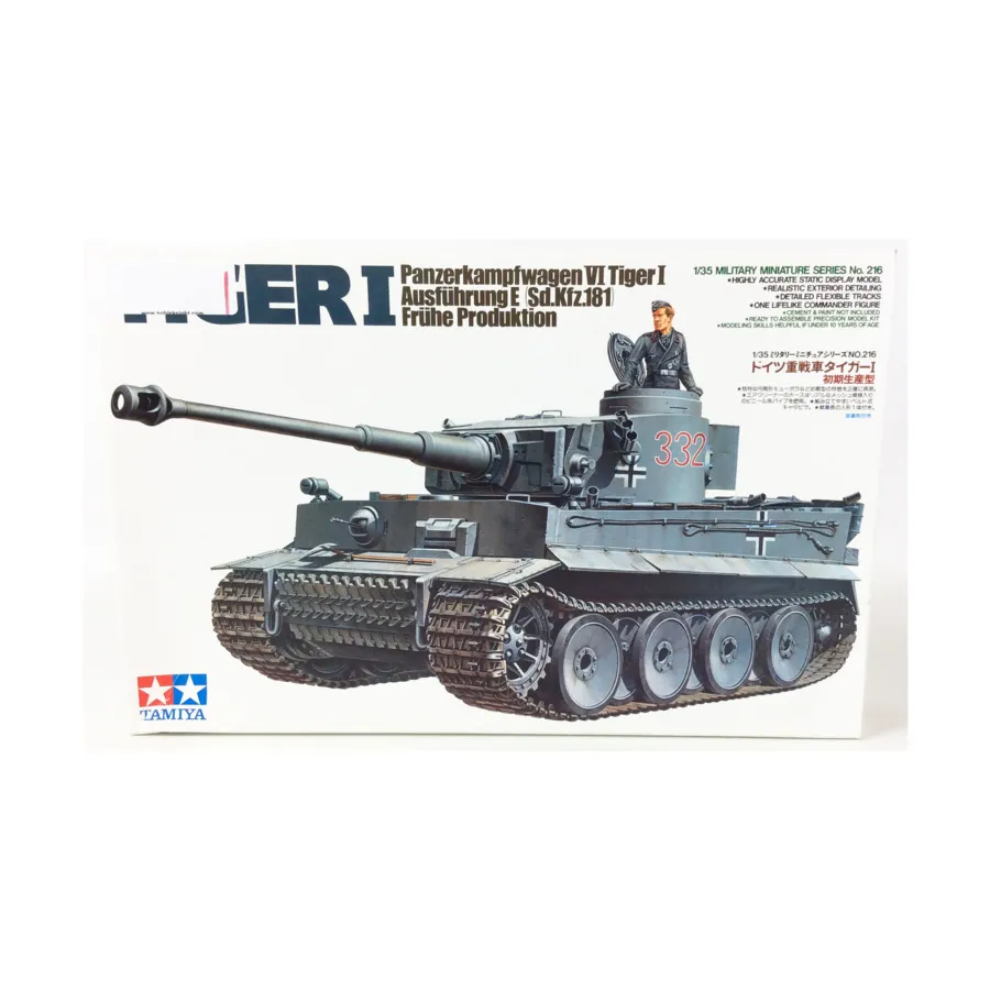 Panzerkampfwagen VI Tiger I Ausfuhrung E (Sd. Kfz. 181) (производство Fruhe), Military Models - 1/35 Scale
Panzerkampfwagen VI Tiger I Ausfuhrung E (Sd. Kfz. 181) (производство Fruhe), Military Models - 1/35 Scale