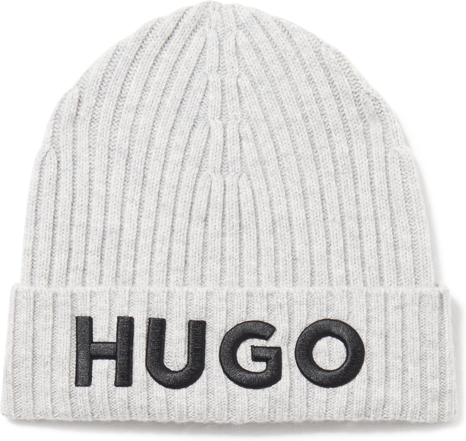 Мужская вязаная шапка HUGO с большим логотипом, Frost Grey
Мужская вязаная шапка HUGO с большим логотипом, Frost Grey