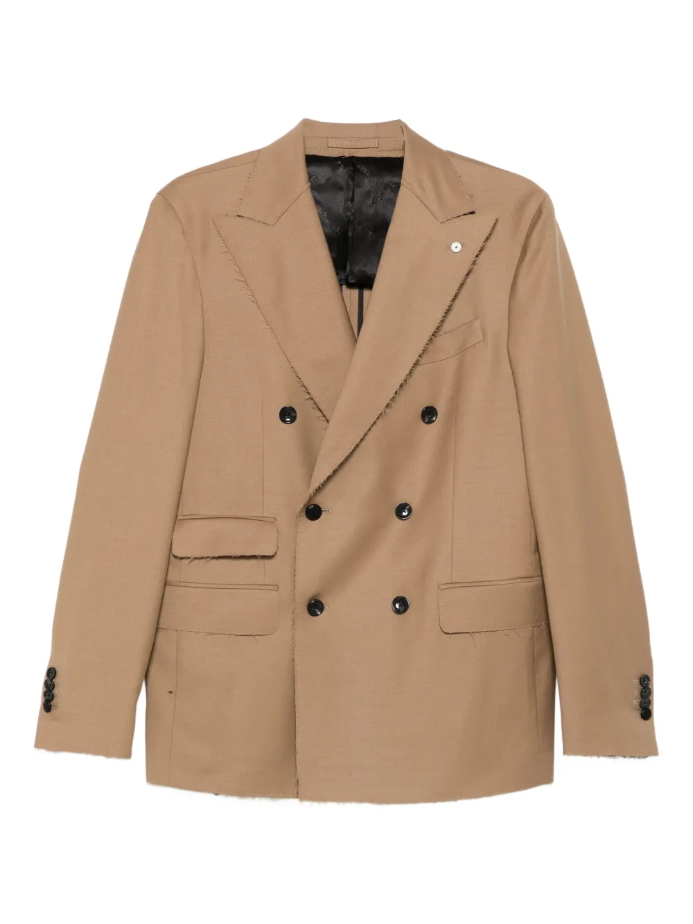 Двубортный блейзер с бахромой L.B.M. 1911, коричневый
Двубортный блейзер с бахромой L.B.M. 1911, коричневый