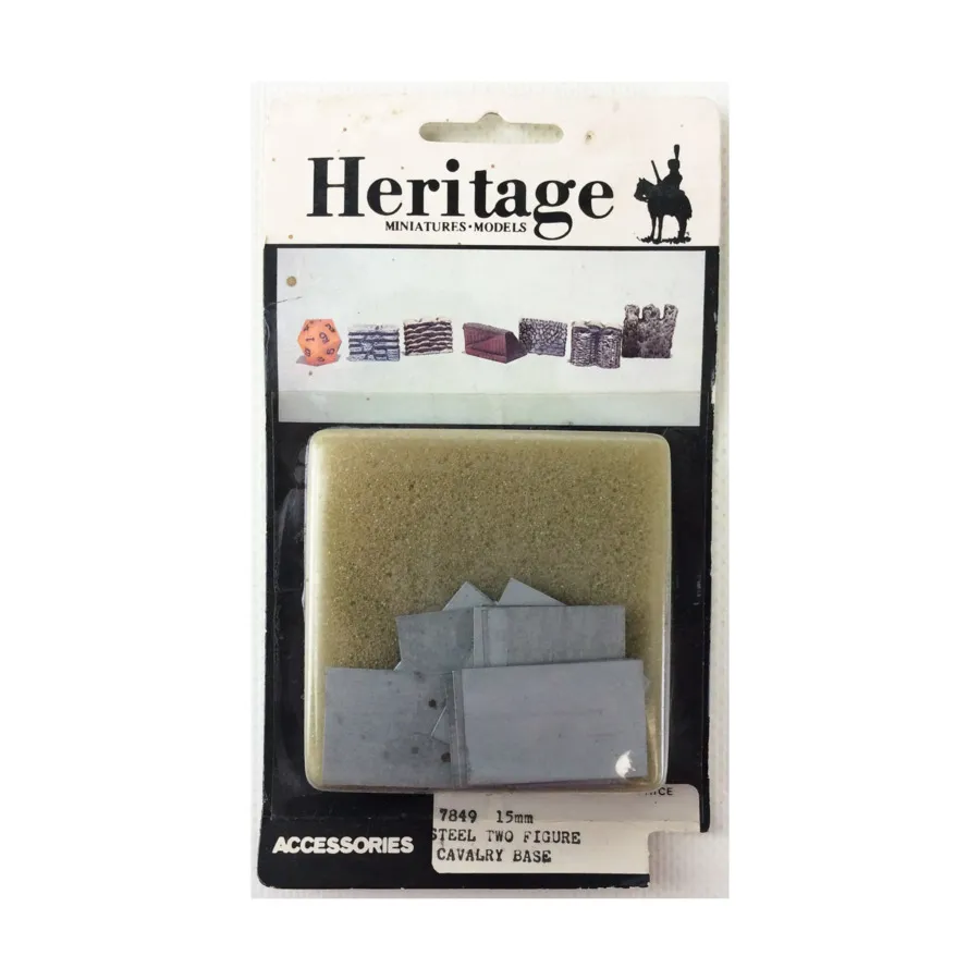 Стальная 2-фигурная кавалерийская база, Historical Miniatures (Heritage Models)
Стальная 2-фигурная кавалерийская база, Historical Miniatures (Heritage Models)
