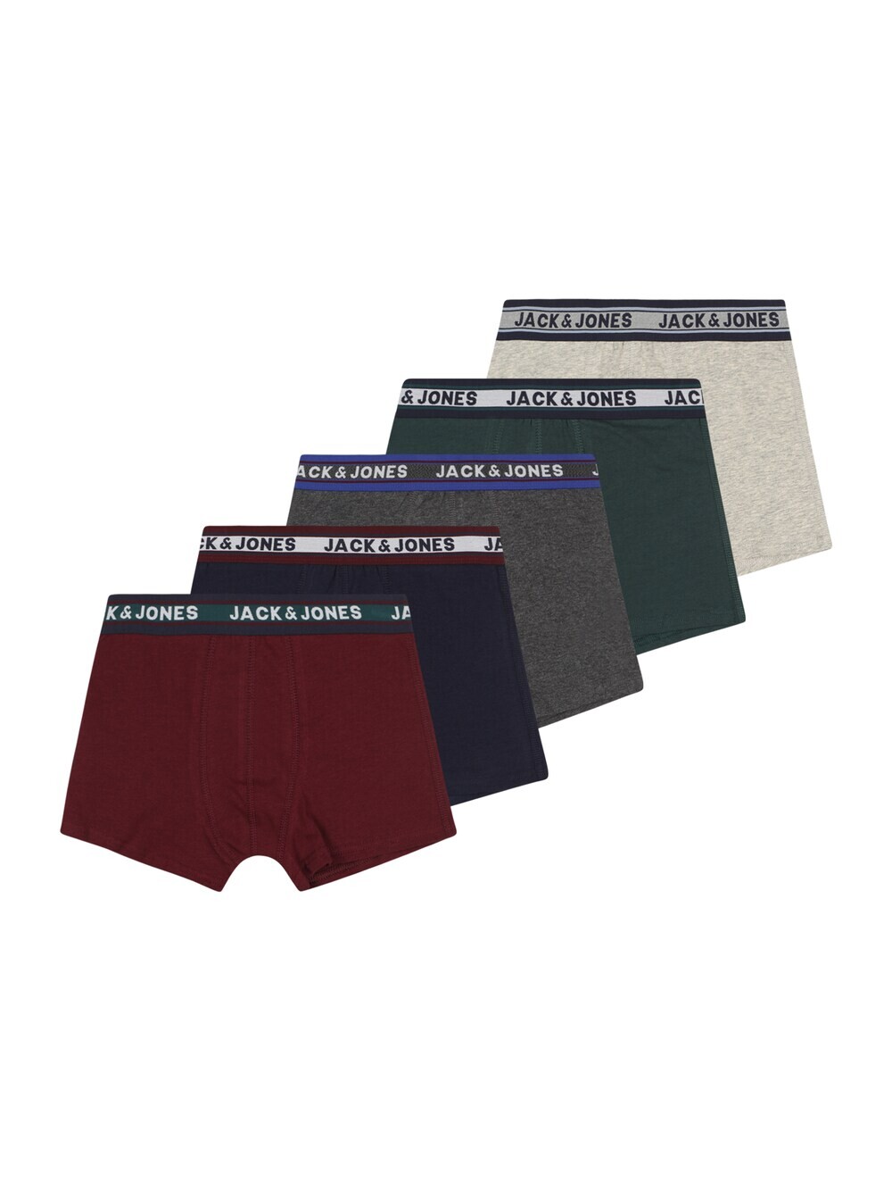 Трусы Jack & Jones Junior, темно-синий/темно-серый/темно-зеленый/винно-красный
Трусы Jack & Jones Junior, темно-синий/темно-серый/темно-зеленый/винно-красный