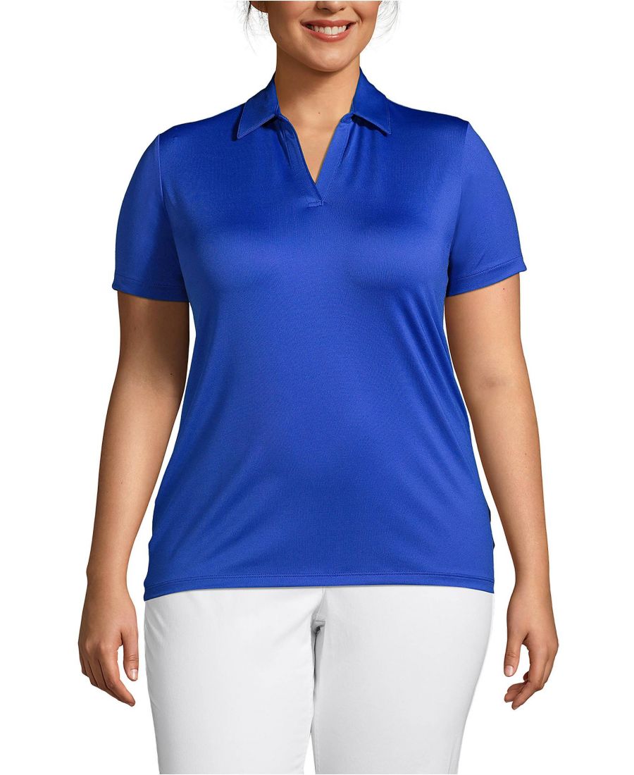 Футболка-поло с коротким рукавом и быстросохнущим спортивным воротником для школьной формы больших размеров Lands' End, Dark cobalt blue
Футболка-поло с коротким рукавом и быстросохнущим спортивным воротником для школьной формы больших размеров Lands' End, Dark cobalt blue