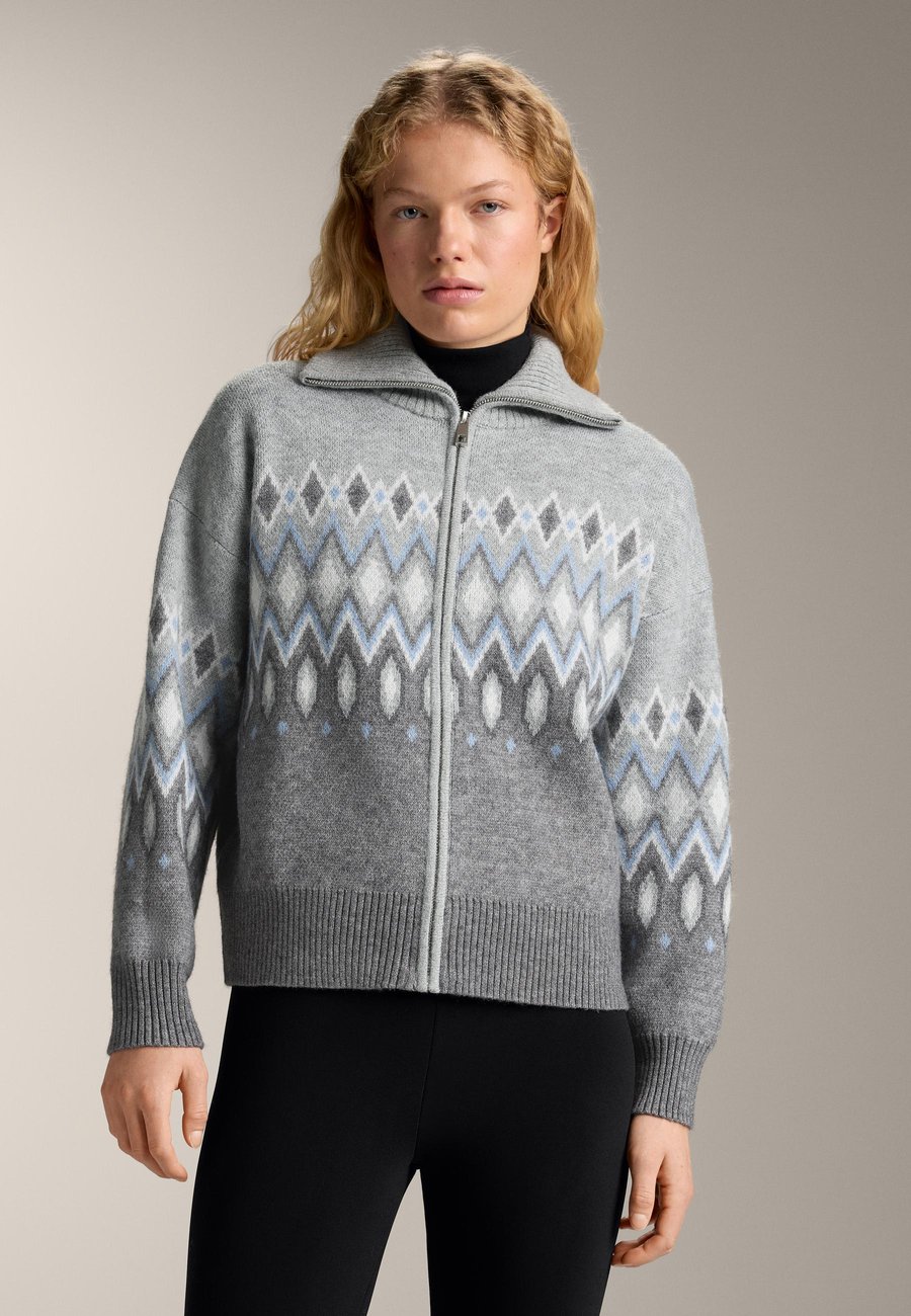 Кардиган OYSHO JACQUARD PRINT KNIT, Light Grey
Кардиган OYSHO JACQUARD PRINT KNIT, Light Grey