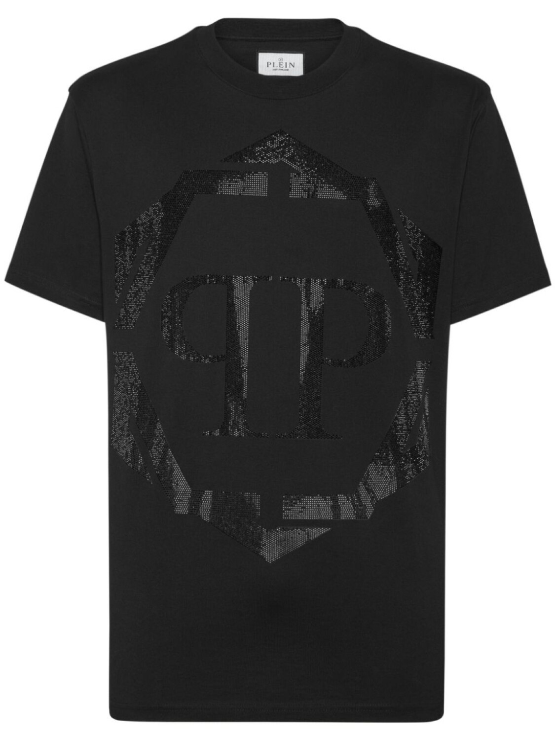Футболка из хлопка с логотипом из стразов Philipp Plein, черный
Футболка из хлопка с логотипом из стразов Philipp Plein, черный