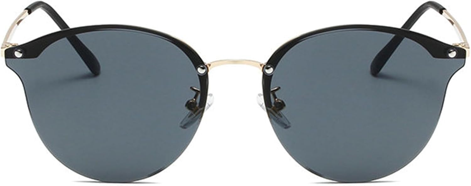 Willochra Популярные женские и мужские солнцезащитные очки овальной формы «кошачий глаз» для женщин и мужчин, для путешествий, с защитой от УФ-излучения UV400, без оправы, круглые, с градиентным переходом цвета, C1
Willochra Популярные женские и мужские солнцезащитные очки овальной формы «кошачий глаз» для женщин и мужчин, для путешествий, с защитой от УФ-излучения UV400, без оправы, круглые, с градиентным переходом цвета, C1