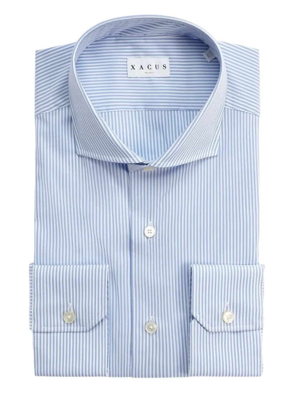 Рубашка в полоску на пуговицах Xacus, синий
Рубашка в полоску на пуговицах Xacus, синий