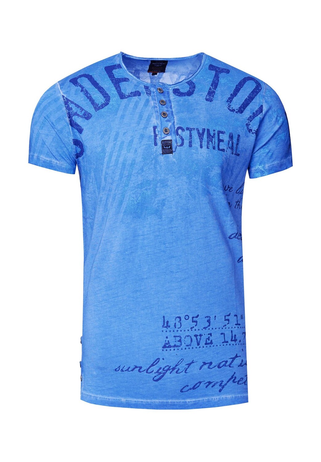 Рубашка с круглым вырезом и короткой планкой на пуговицах RUSTY NEAL, цвет Sax
Рубашка с круглым вырезом и короткой планкой на пуговицах RUSTY NEAL, цвет Sax