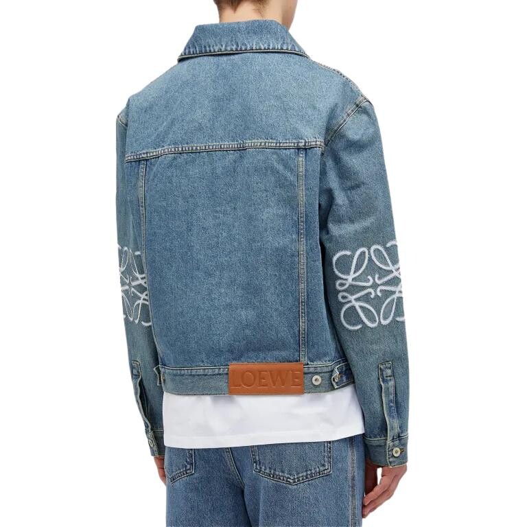 Джинсовая куртка мужская синяя Loewe, синий
Джинсовая куртка мужская синяя Loewe, синий