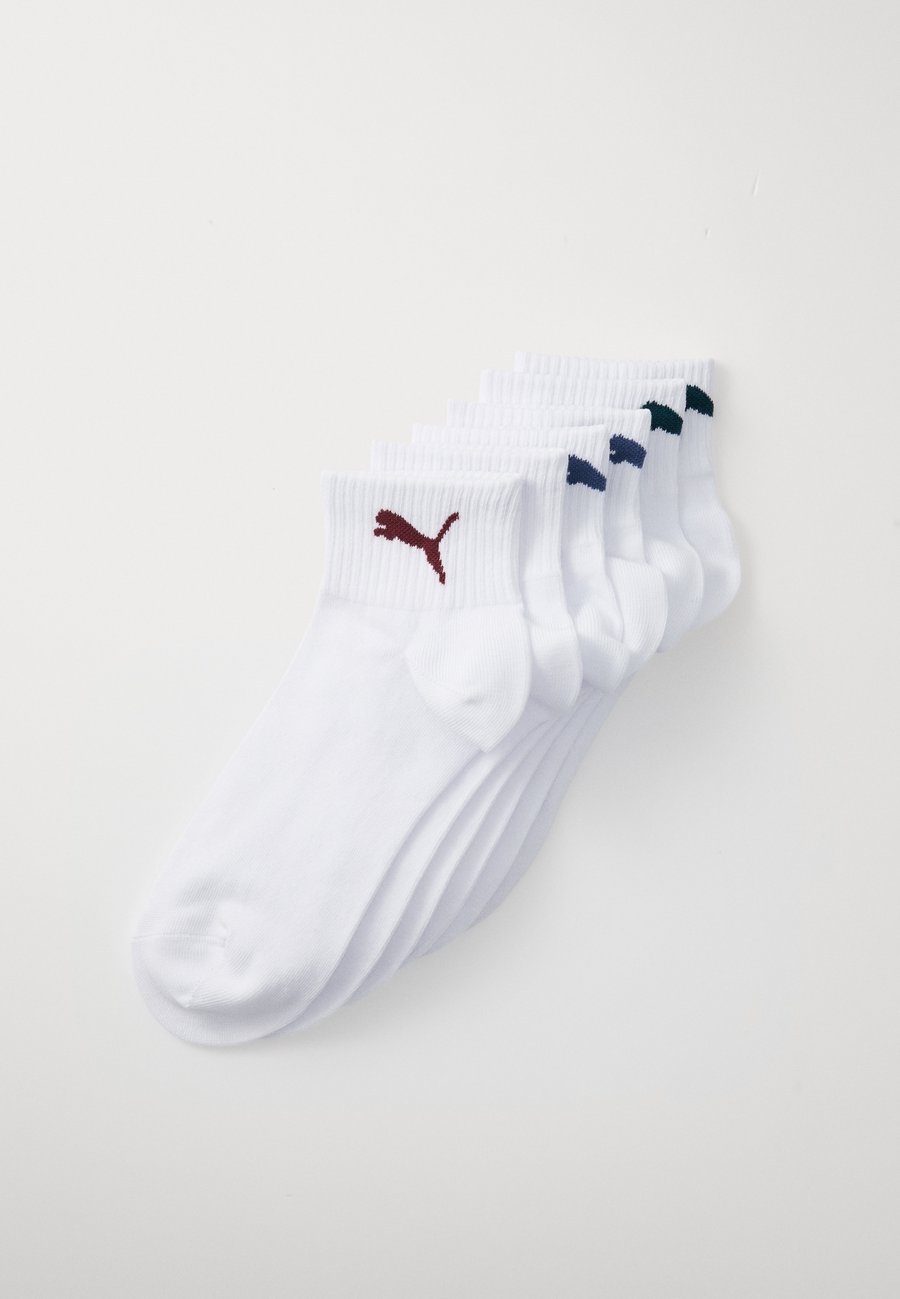 Носки Puma LOGO QUARTER UNISEX 6 PACK, White
Носки Puma LOGO QUARTER UNISEX 6 PACK, White