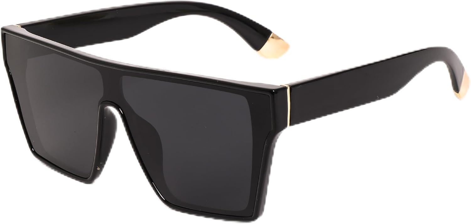 Большие поляризованные солнцезащитные очки для мужчин, большие солнцезащитные очки с плоской верхней частью, стильные большие квадратные солнцезащитные очки OTICALA, Black
Большие поляризованные солнцезащитные очки для мужчин, большие солнцезащитные очки с плоской верхней частью, стильные большие квадратные солнцезащитные очки OTICALA, Black