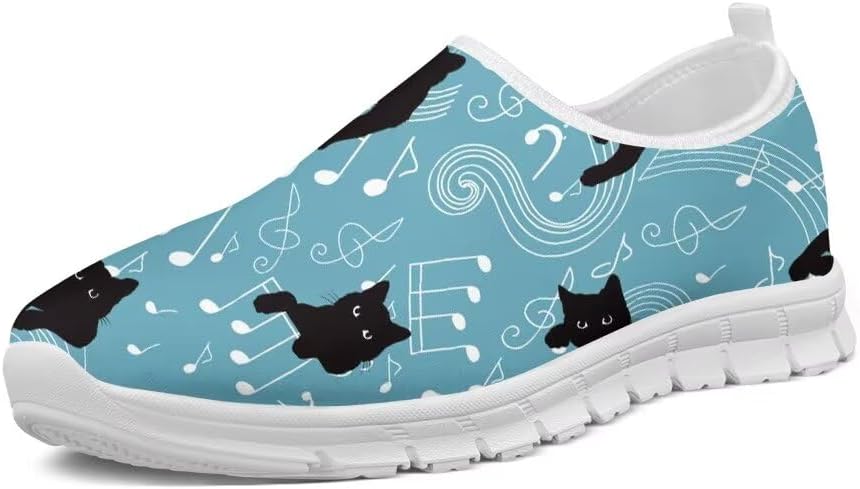 Женские лоферы Forchrinse Fire Running Horse без шнурков, мужские легкие прогулочные кроссовки, мягкие и удобные модные кроссовки для бега, тенниса, работы и путешествий, Cat Music Note
Женские лоферы Forchrinse Fire Running Horse без шнурков, мужские легкие прогулочные кроссовки, мягкие и удобные модные кроссовки для бега, тенниса, работы и путешествий, Cat Music Note