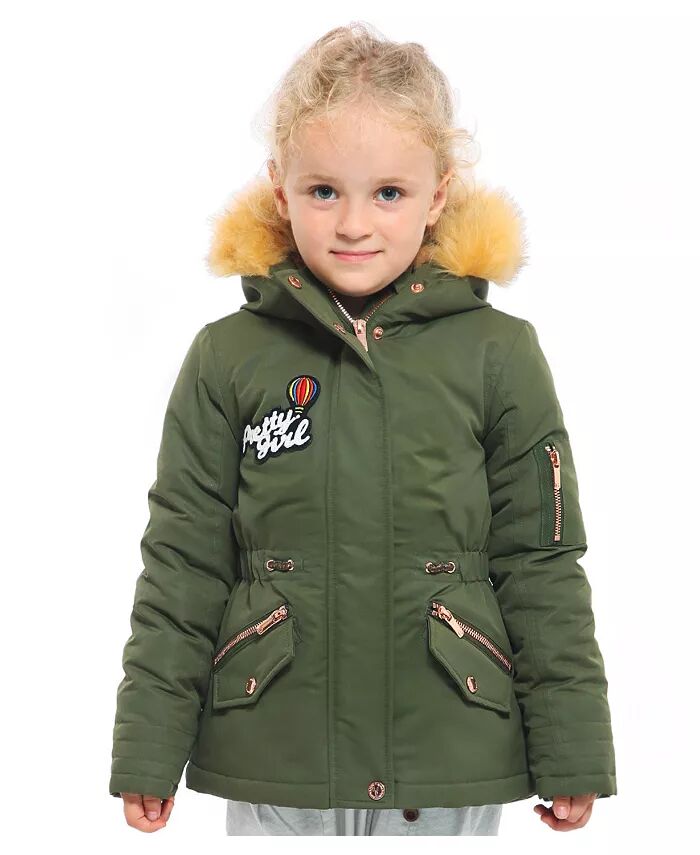 Куртка-парка для девочек с утепленным капюшоном Rokka&Rolla, зеленый
Куртка-парка для девочек с утепленным капюшоном Rokka&Rolla, зеленый