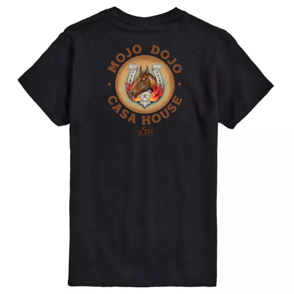 Мужская футболка с рисунком фильма Mojo Dojo Casa House Barbie, черный
Мужская футболка с рисунком фильма Mojo Dojo Casa House Barbie, черный